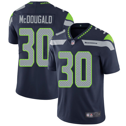 Seattle Seahawks Limited Navy Blue Men Bradley McDougald Home Jersey NFL Football #30 Vapor Untouchable